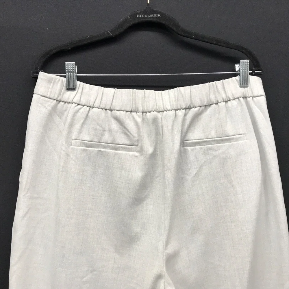 Banana Republic Women's Hayden Tapered Pants, Size 14, Grey Pull-On Ankle - Picture 3 of 8